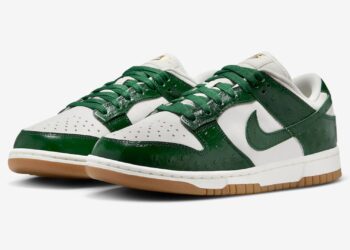 The Women's Dunk Low LX 'Gorge Green Ostrich' is Stunning