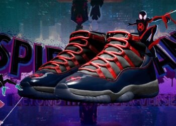 beyond the spider-verse Air Jordan 11 x Miles Morales