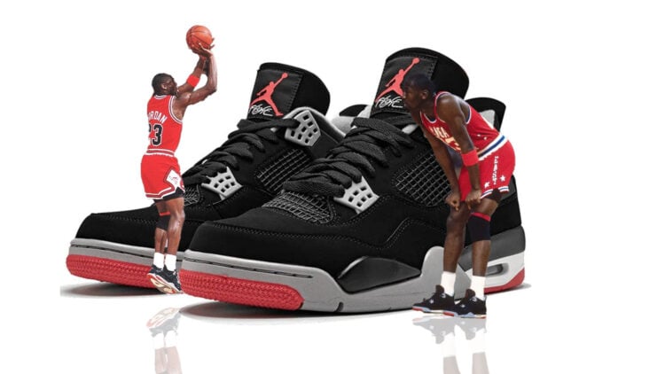 bred air jordan 4 michael jordan best aj4