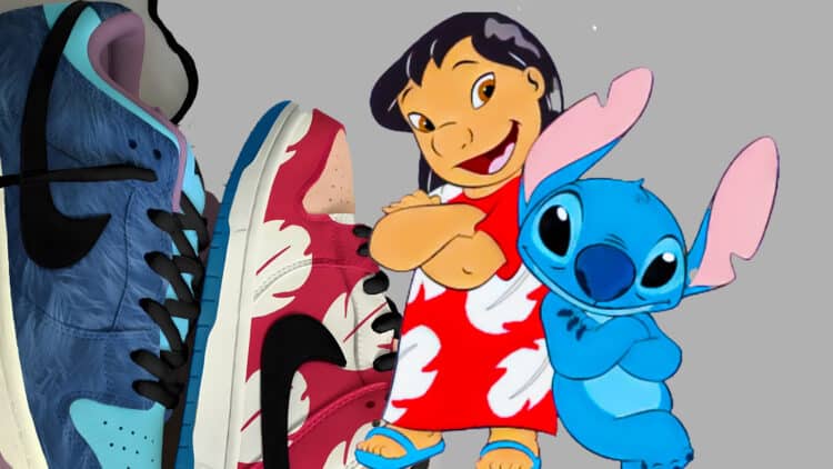 Lilo & Stitch x Nike SB Dunk sneakers