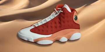 Nike Air Jordan 13 Dune Red Sneakers