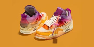 Off-White x Air Jordan 4 Retro "Dusk" Is All The Colours of the Sunset