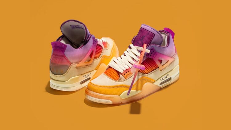 Off-White x Air Jordan 4 Retro "Dusk" Is All The Colours of the Sunset