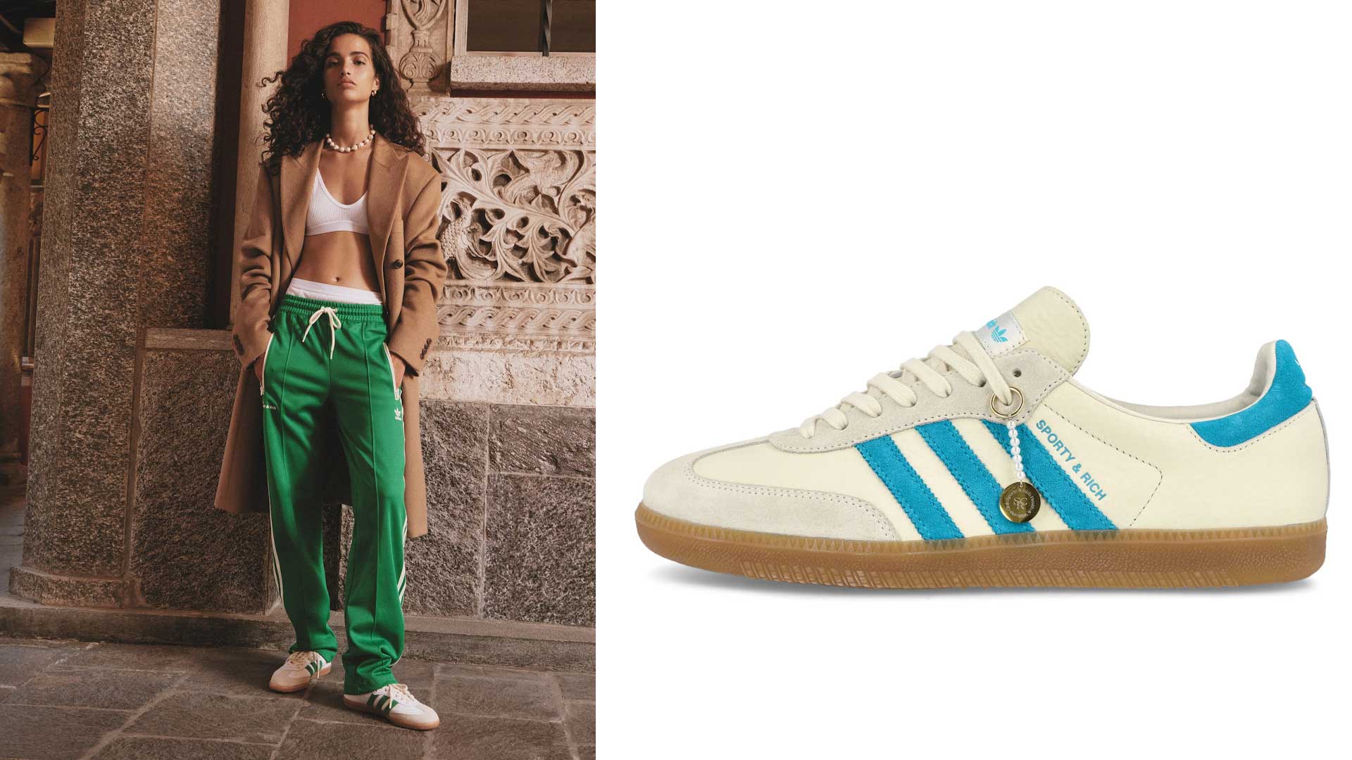 Sporty & Rich x adidas Samba
