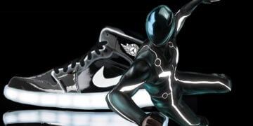 "Tron Legacy" Air Jordan 1 Sneakers