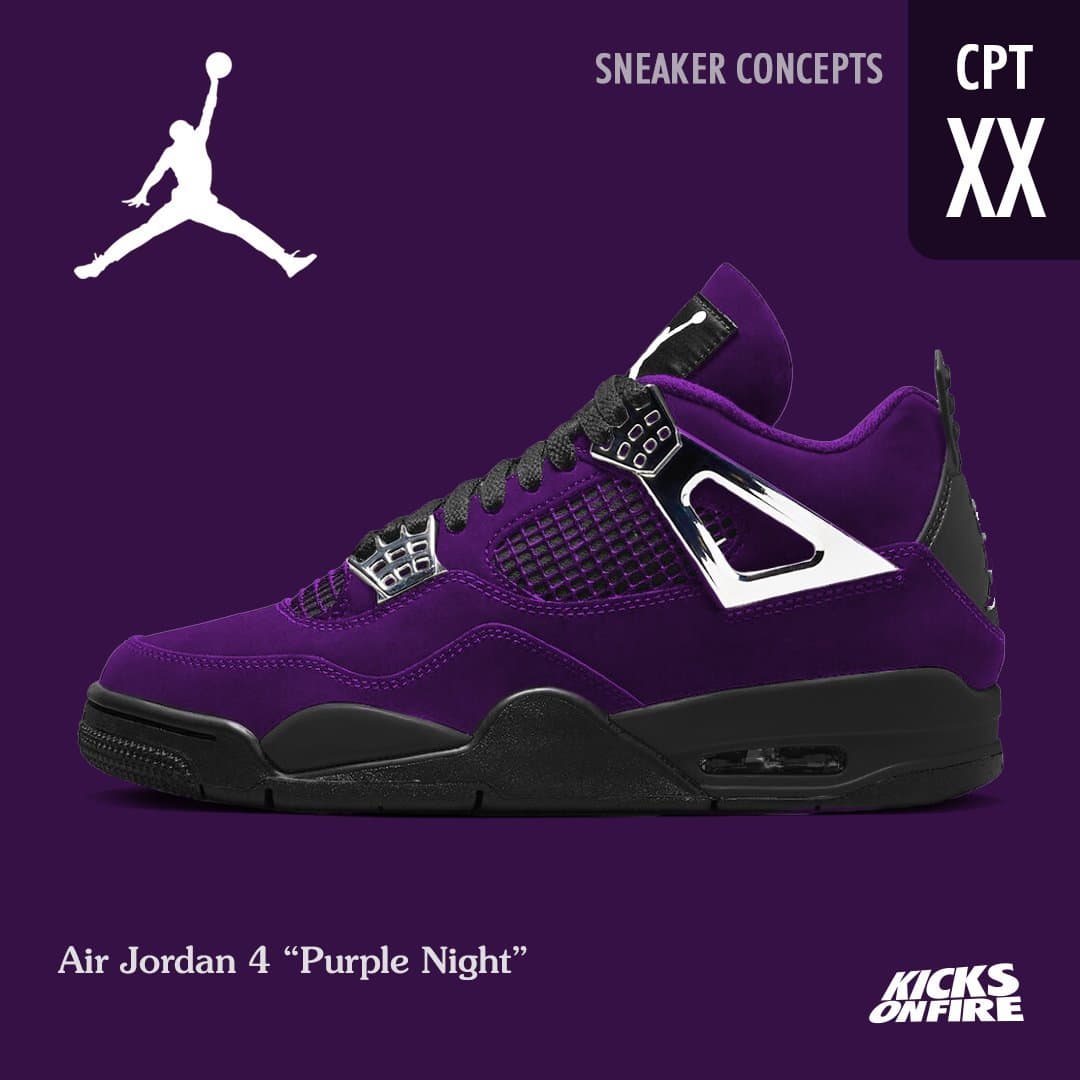 Air Jordan 4 “Purple Night” Concept