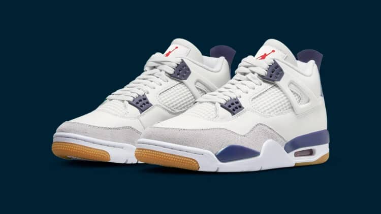 Air Jordan 4 SB Retro Summit White Navy