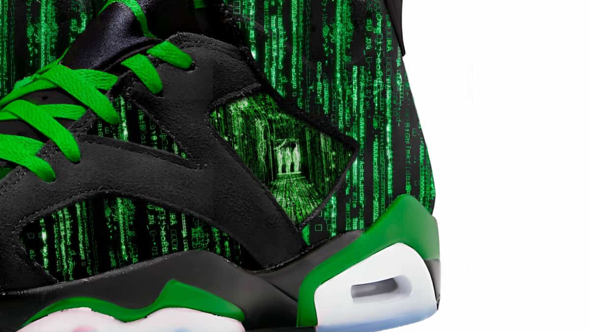 Step Into The Simulation: The Matrix Nike Air Jordan 6 Sneakers
