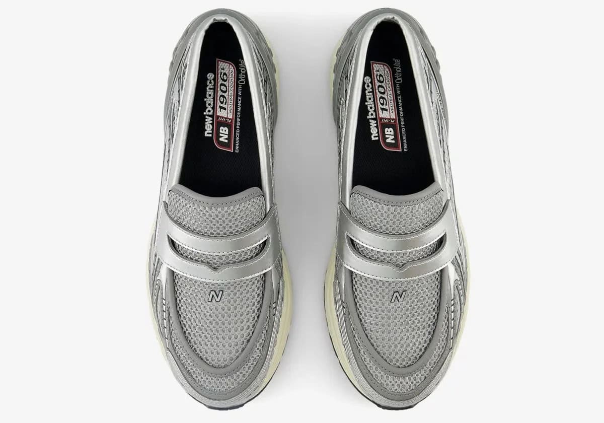 New Balance Loafer In Silver