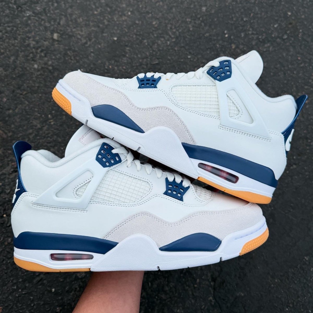 Nike SB's Air Jordan 4 'White/Navy'