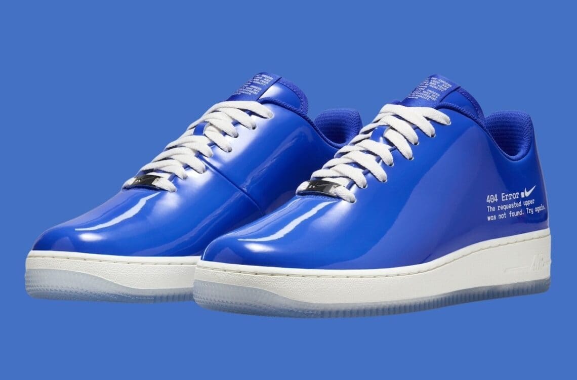 .SWOOSH x Nike Air Force 1 Low “404 Error” - The Dreaded Blue Screen Made Fashionable