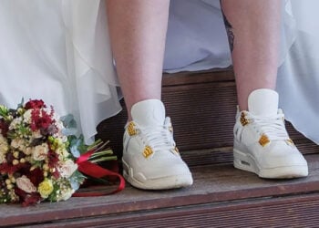 SparkyDonut Nike Wedding Sneakers His Hers