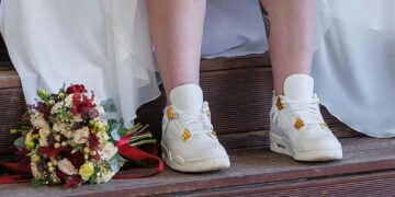 SparkyDonut Nike Wedding Sneakers His Hers