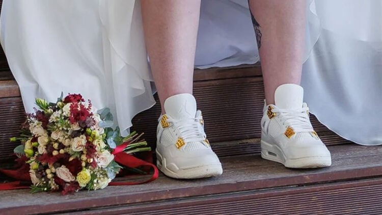 SparkyDonut Nike Wedding Sneakers His Hers