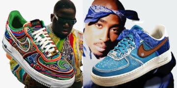 Tupac And Biggie Nike Air Force 1 Sneakers Trend on Instagram