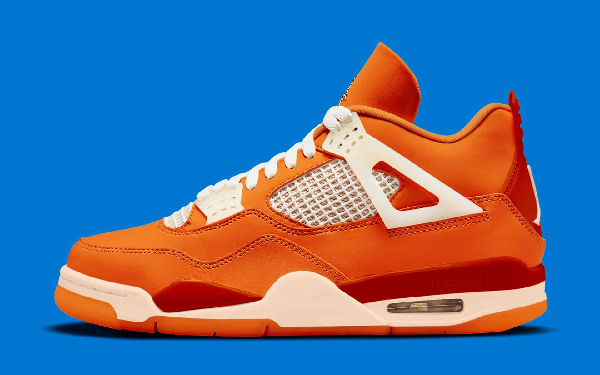 air jordan 4 orange