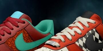 Custom Nike Air Force 1 Joker: Folie à Deux Sneakers - Joker & Harley Quinn