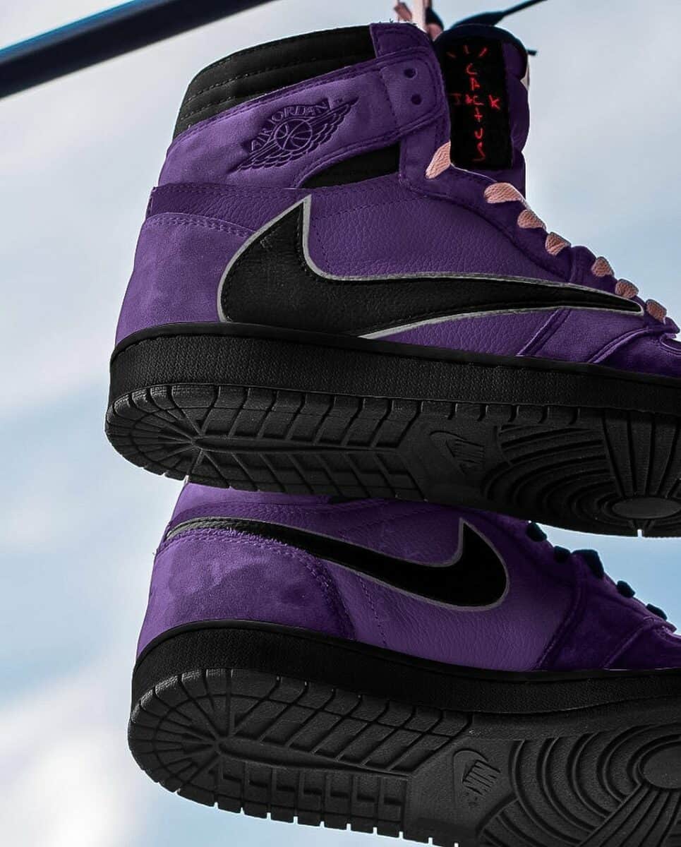 Travis Scott Air Jordan 1 High “Purple”