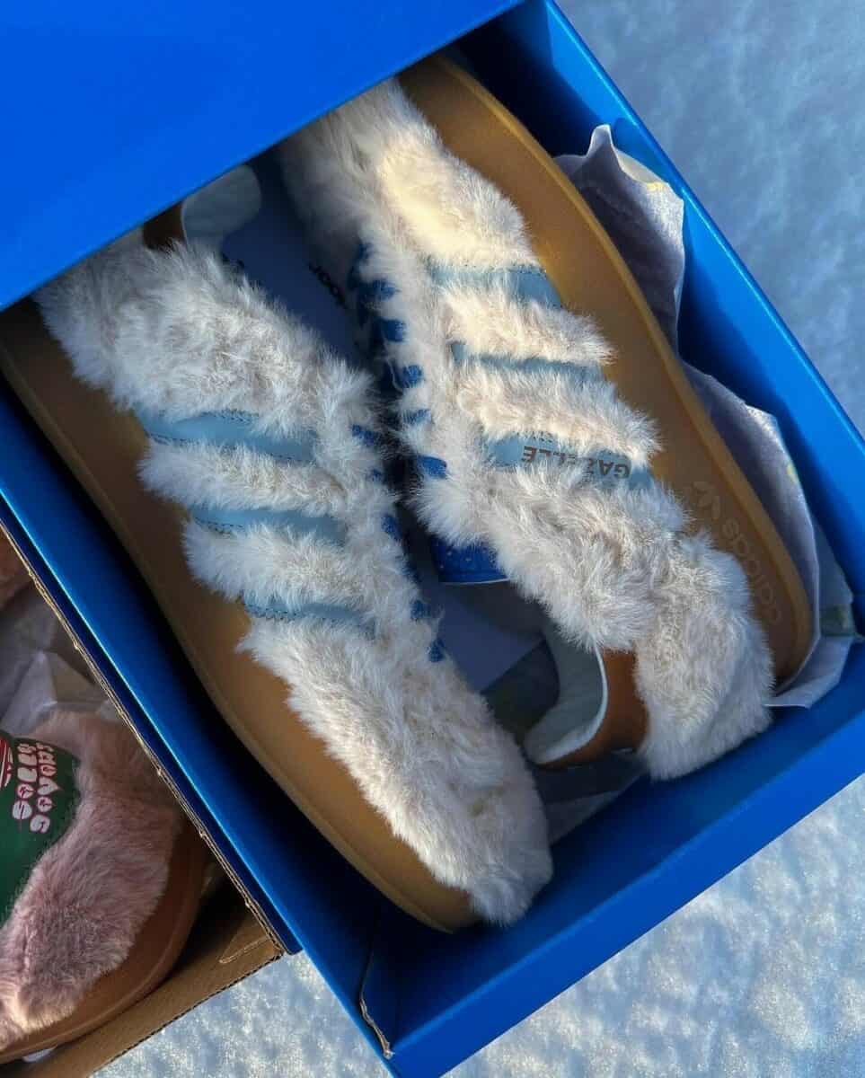 These Faux Fur Adidas Gazelle Sneakers Deserve Your Immediate Attention