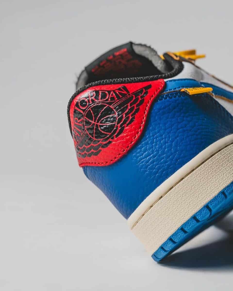 red blue yellow AJ1 low