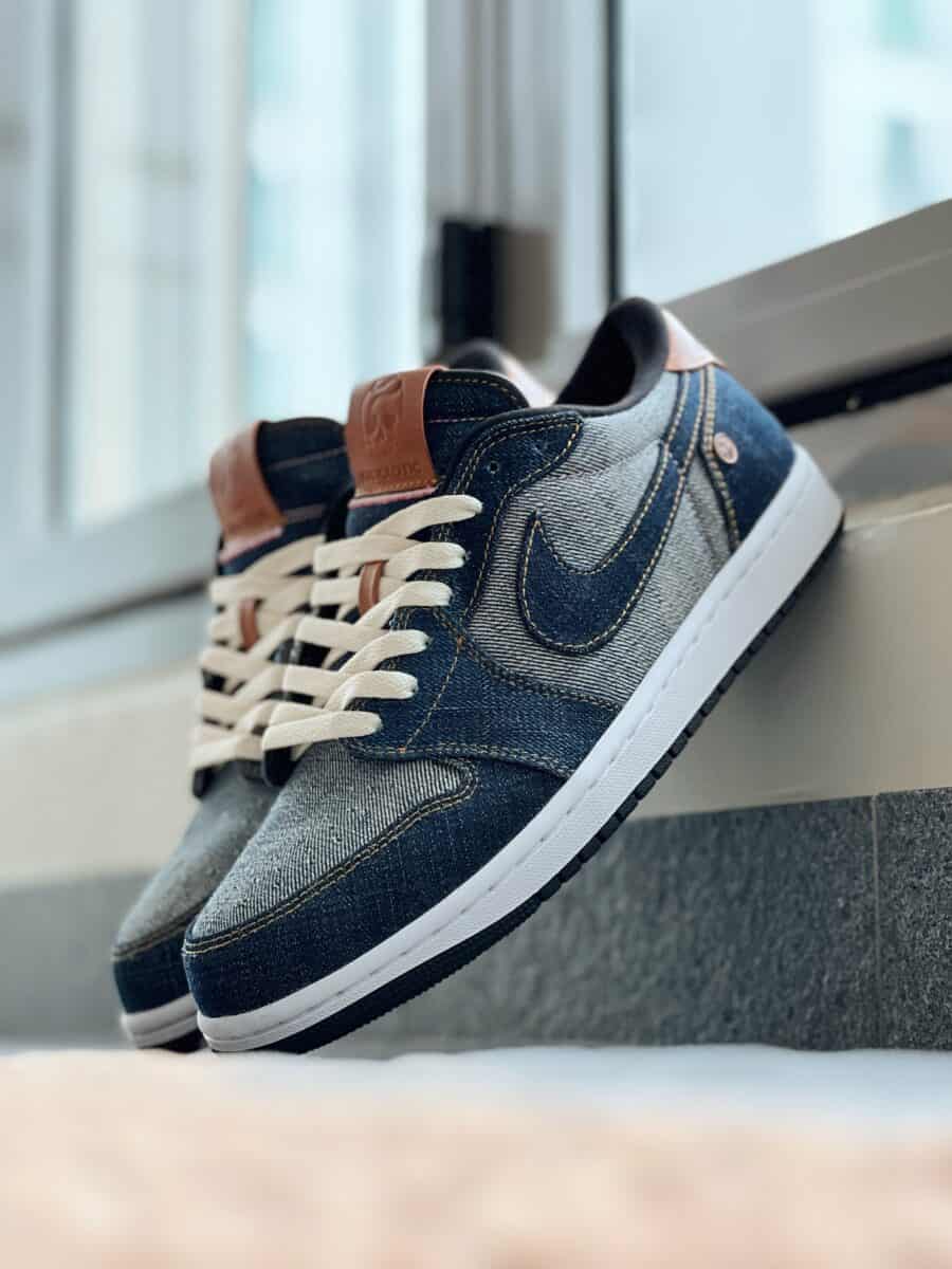 Air Jordan 1 Low "Monotaro Denim" sneakers.