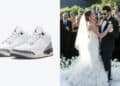 Eminem Wears Air Jordan 3 "White Cement" Reimagined To Daughter's Wedding