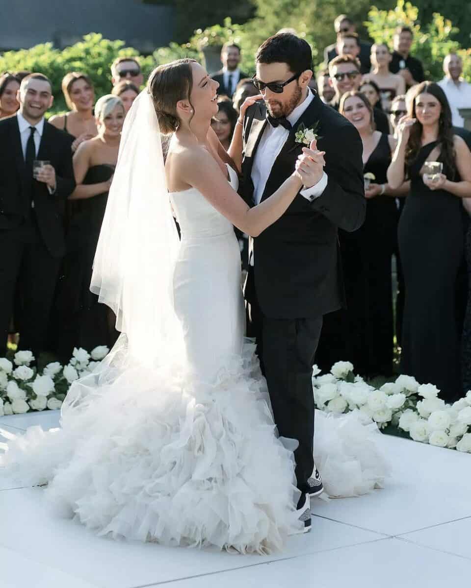 Eminem Wears Air Jordan 3 "White Cement" Reimagined To Daughter's Wedding