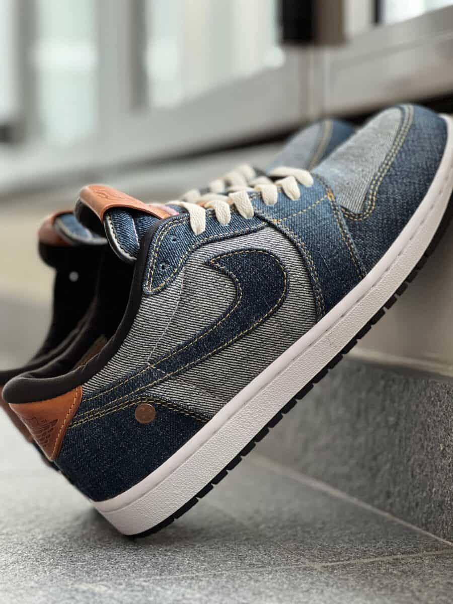 Air Jordan 1 Low "Monotaro Denim" sneakers.