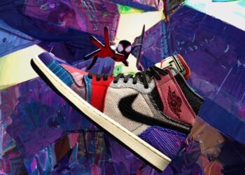 The Spider-Verse Air Jordan 1 Sneaker Look Up