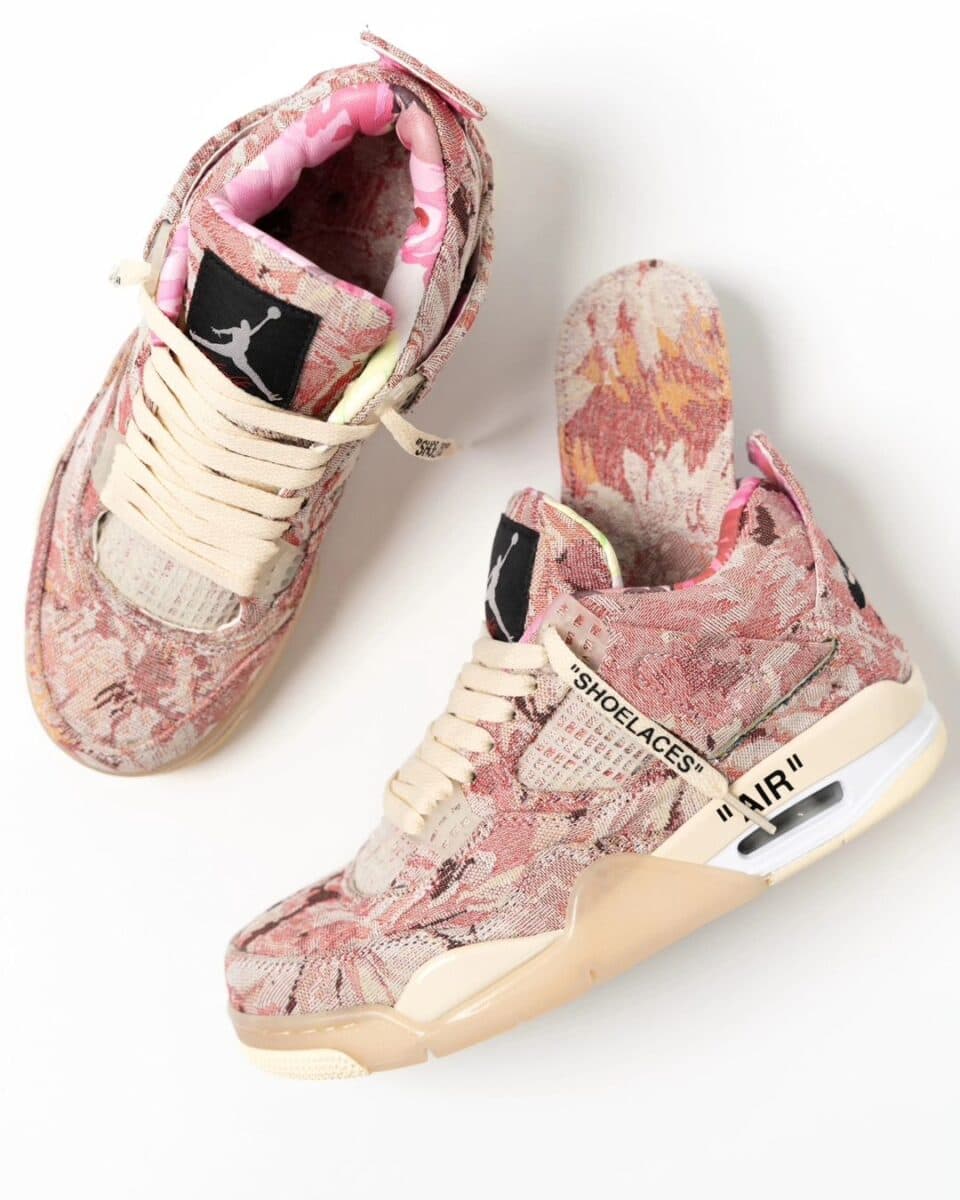 Off-White x Air Jordan 4 "Give Me My Flowers"