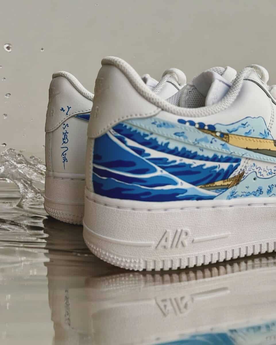 "Great Wave Of Kanagawa" Nike Air Force 1