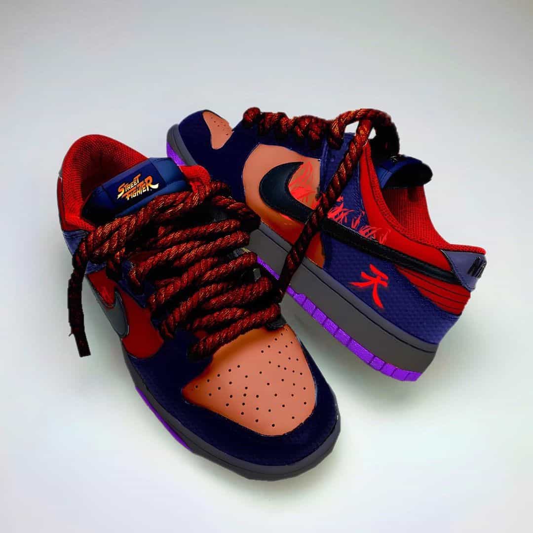 “Akuma” Street Fighter Nike Dunk low