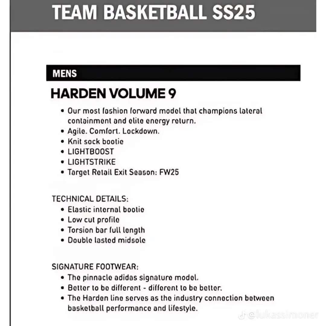 adidas Harden Volume 9 "Cyber Metallic" specs