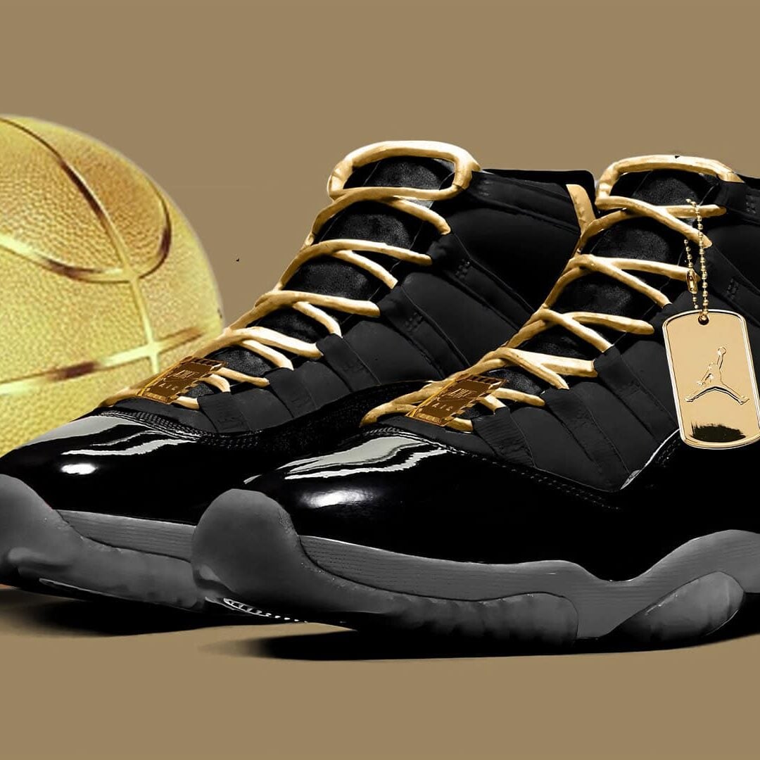 black gold jordan 11