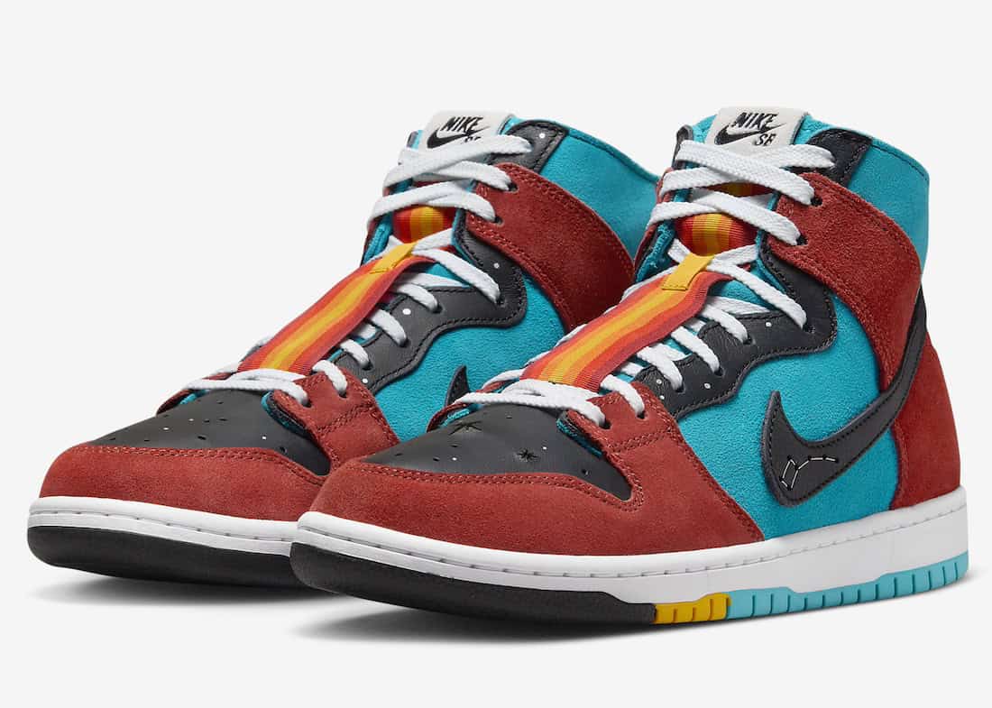 Di'orr Greenwood Nike SB Dunk High 'Rugged Orange'