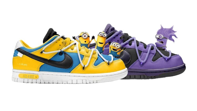 Minions Nike x Off-White Dunk Low Pack