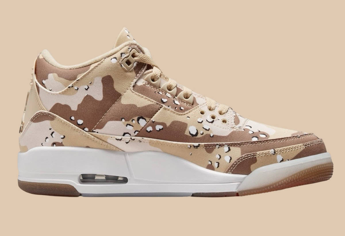 WNBA X Air Jordan 3 Desert Camo Sneakers