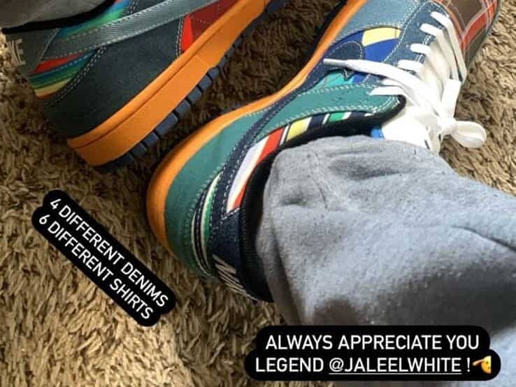 "What The" Urkel Nike Dunk Lows