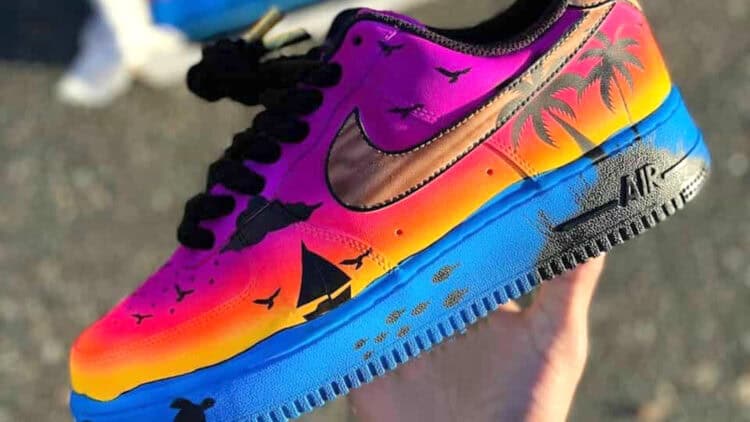 air force 1 sunset