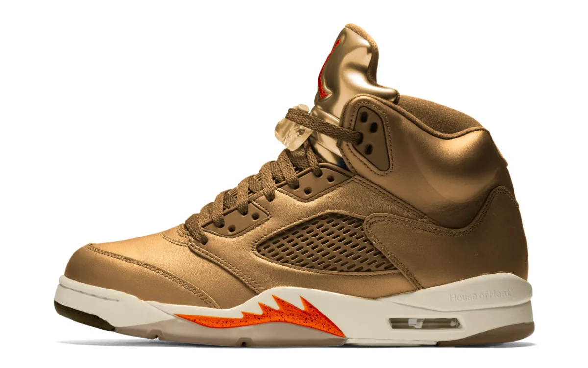 aj5 metallic gold