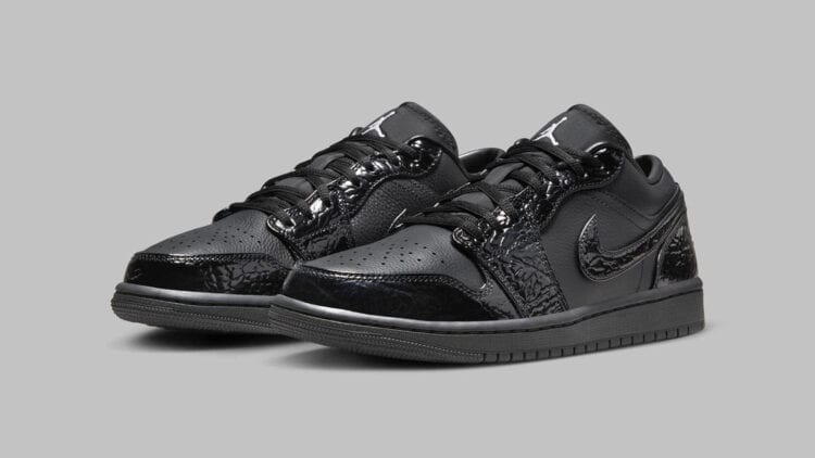 jordan 1 black croc