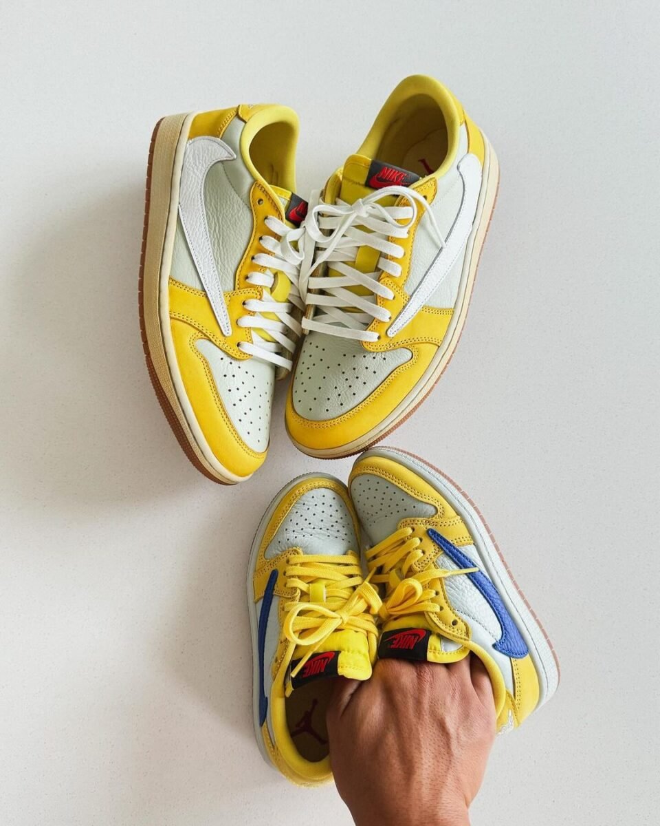 “Canary Yellow” Travis Scott x Air Jordan 1 Low