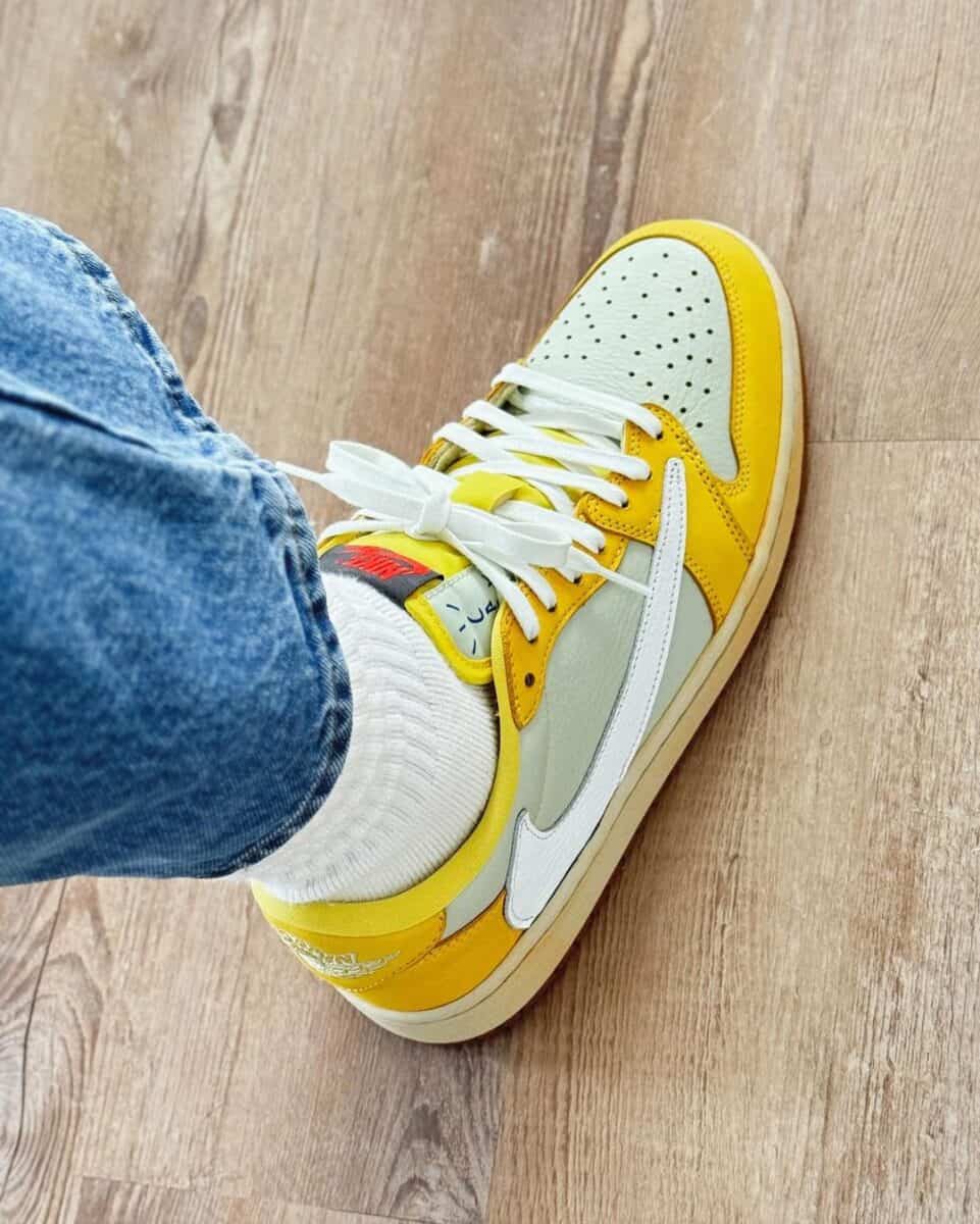 “Canary Yellow” Travis Scott x Air Jordan 1 Low