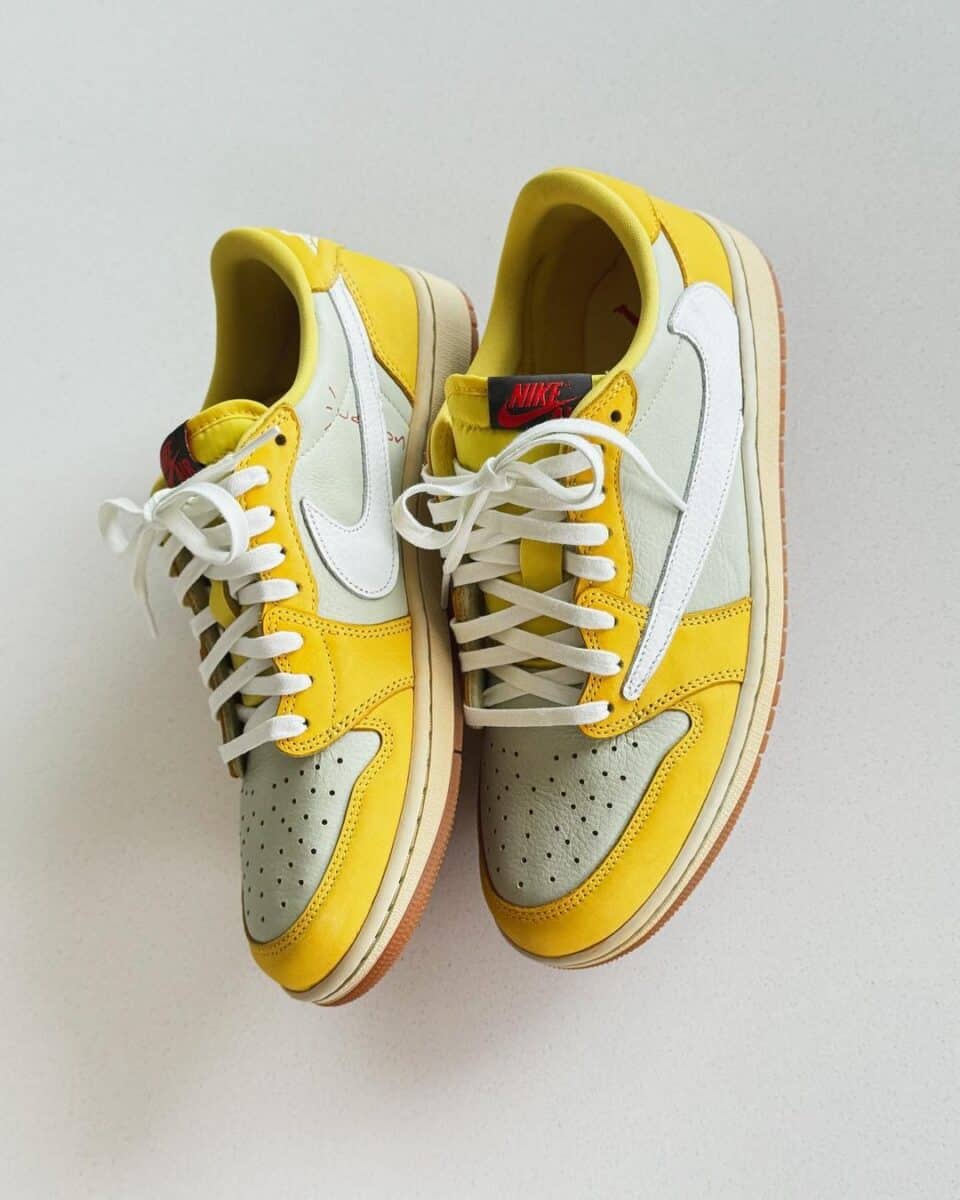 “Canary Yellow” Travis Scott x Air Jordan 1 Low