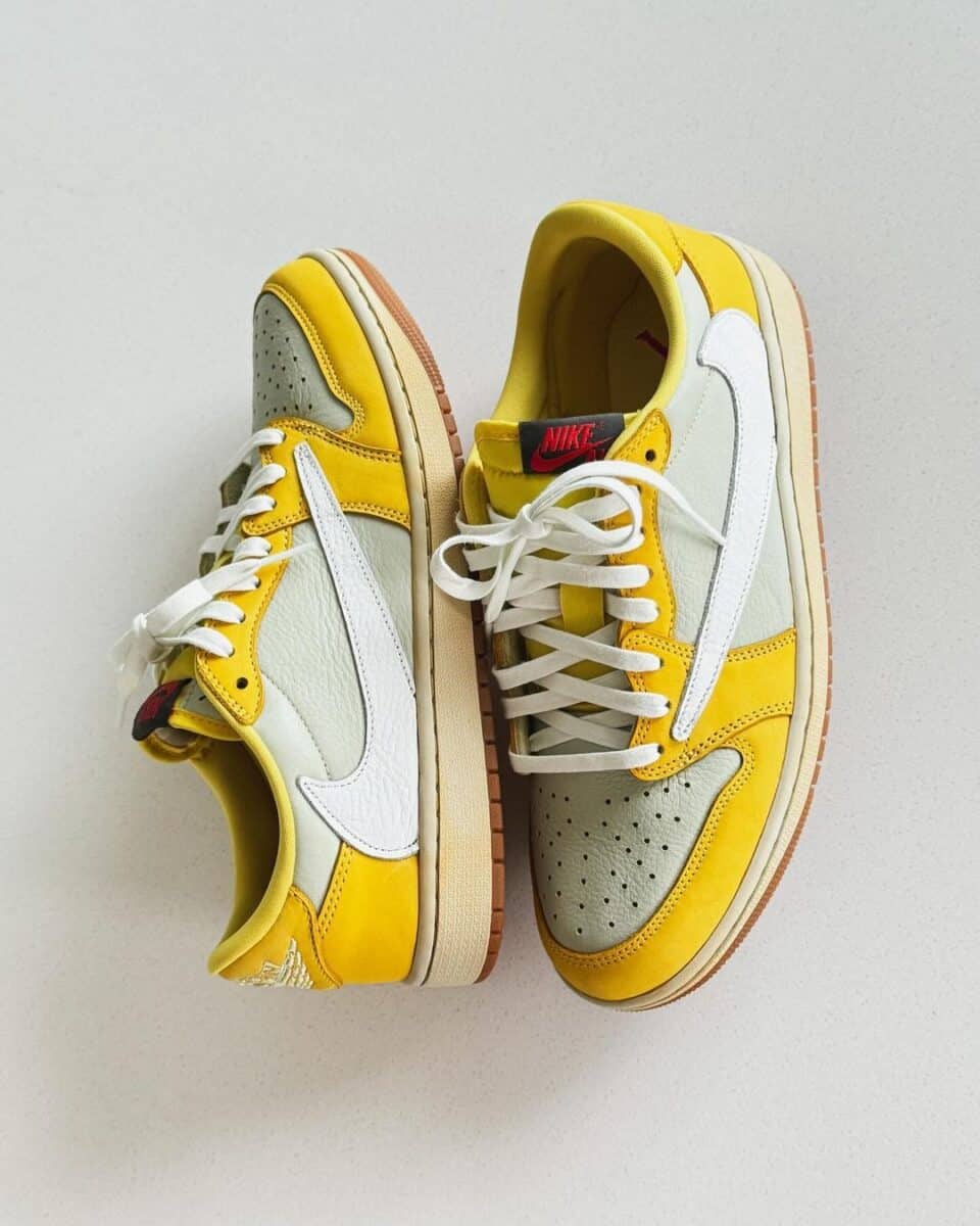 “Canary Yellow” Travis Scott x Air Jordan 1 Low