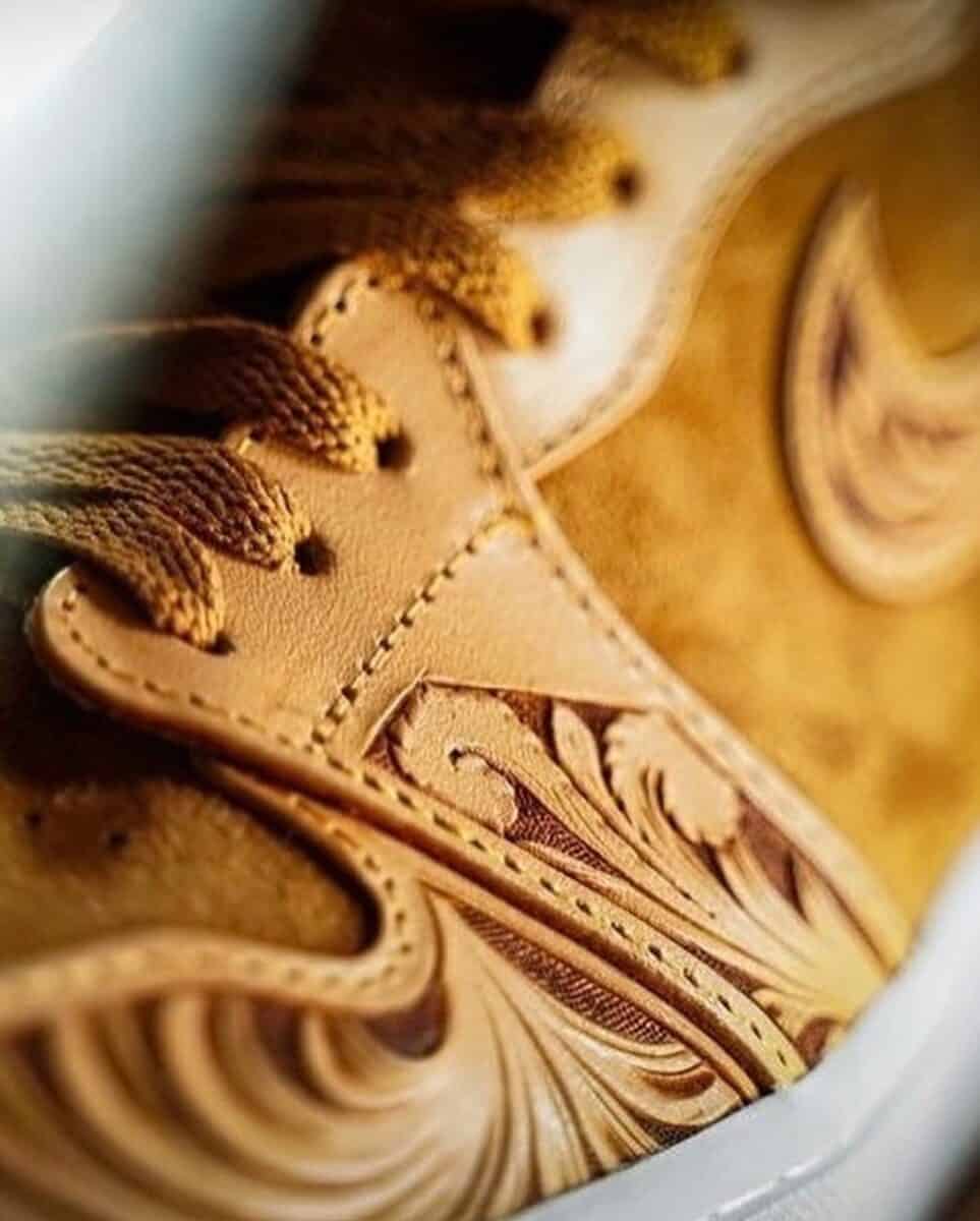 "Hand-Carved" Air Jordan 1 Lux