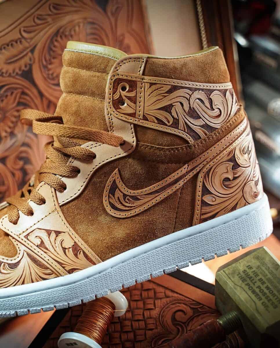 "Hand-Carved" Air Jordan 1 Lux
