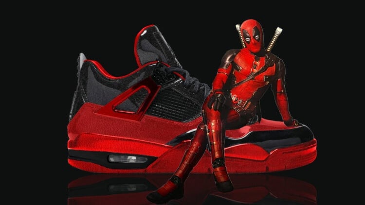 Jordan 4 Deadpool sneakers