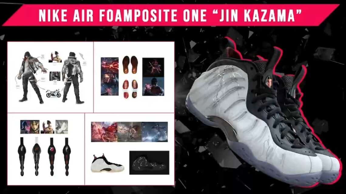 Tekken Gets Nike Air Foamposite One Jin Kazama Sneaker