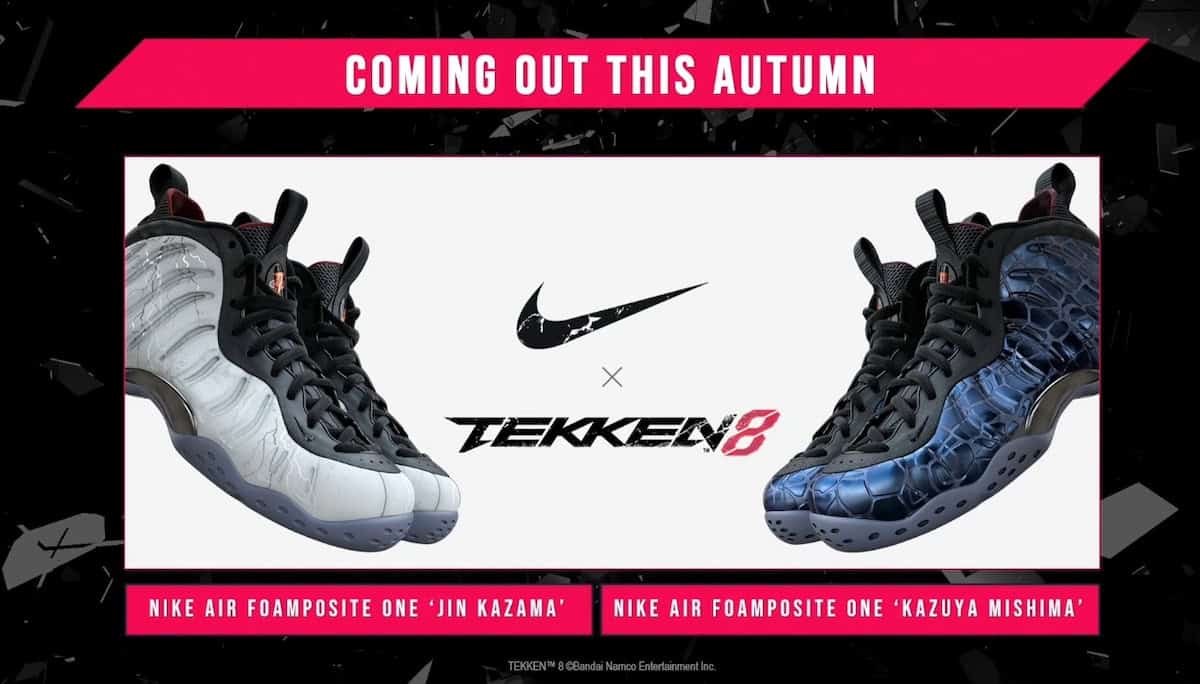 TEKKEN 8 x Nike Air Foamposite One “Jin Kazama”